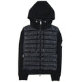 Moncler Women Maglia Hoodied Cardigan Black 999