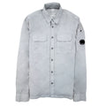 Cp Company Taylon L Nylon Overshirt Griffin Grey 937