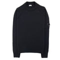 Cp Company Arm Lens Knitted Sweatshirt Black 999
