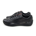 Prada Americas Cup Full Calf Leather Sneaker Black