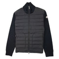 Moncler Padded Wool Cardigan Black