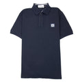 Stone Island Patch Logo Reg Fit Polo Navy V0020