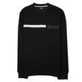 Hugo Boss Stadler 94 Textured Sweatshirt Black 001