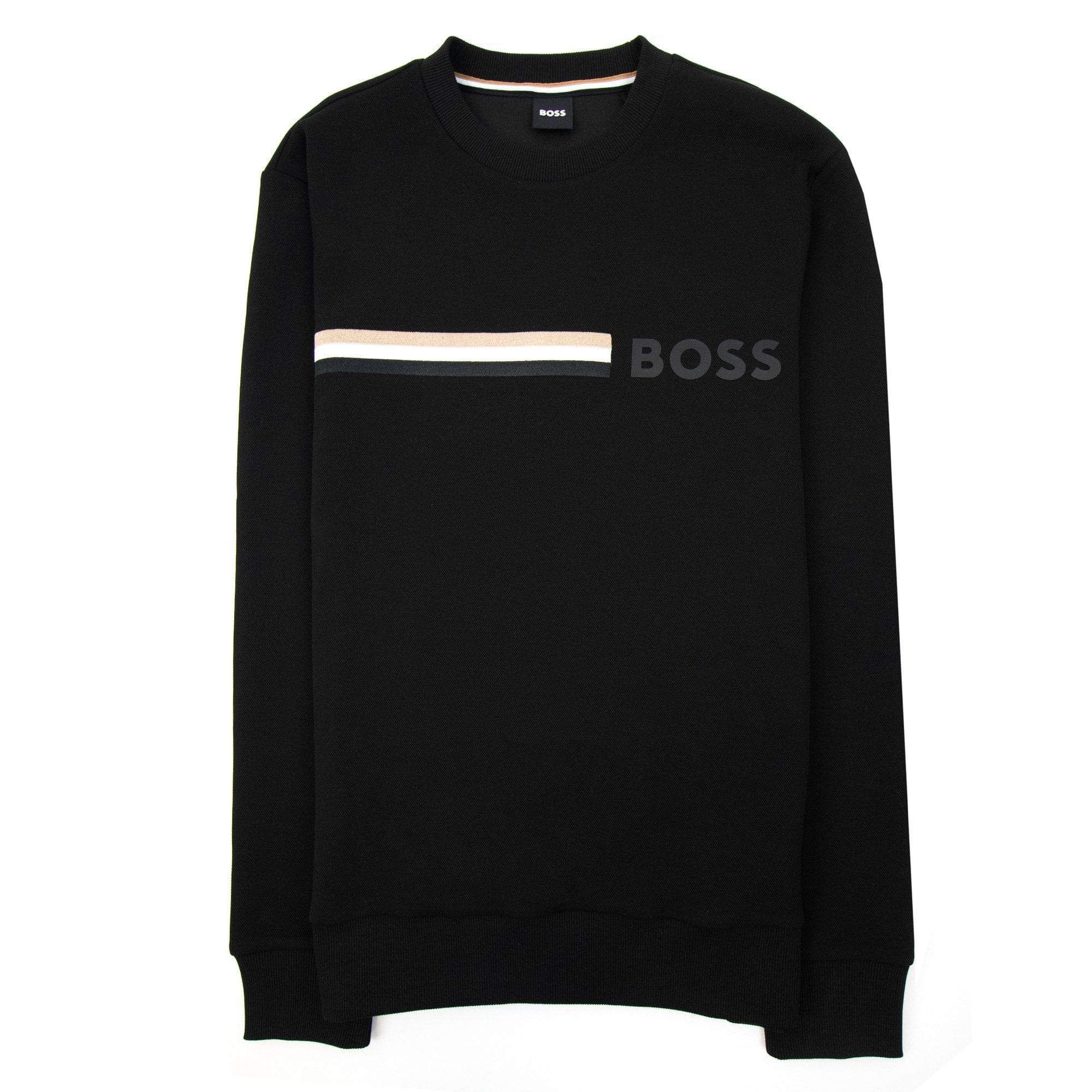 Hugo Boss Stadler 94 Textured Sweatshirt Black 001