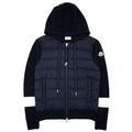 Moncler Stripe Sleeve Hybrid Cardigan Navy 742