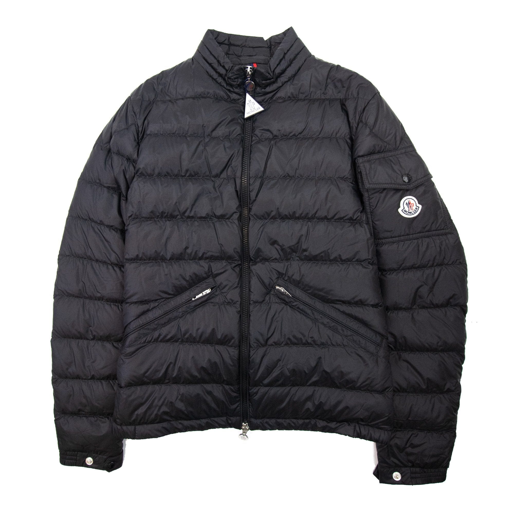 Moncler Agay Short Down Jacket Black 999