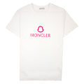 Moncler Women Ss Logo T Shirt White 001