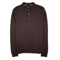 Hugo Boss Bono-l Embroidered Logo Knitted Polo Brown 210