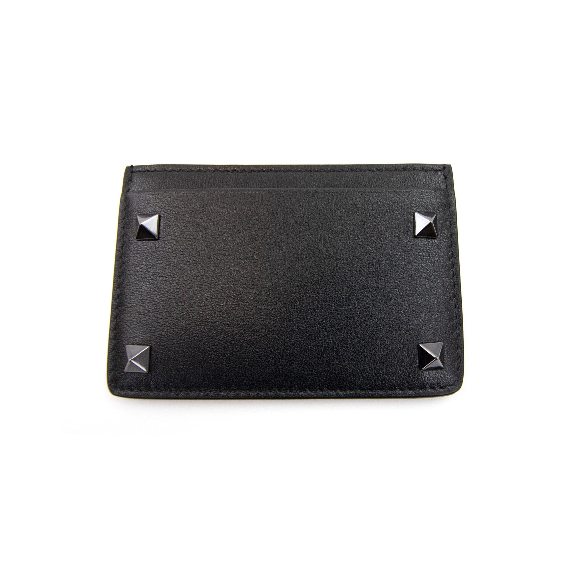 Valentino Rockstud Card Holder Black