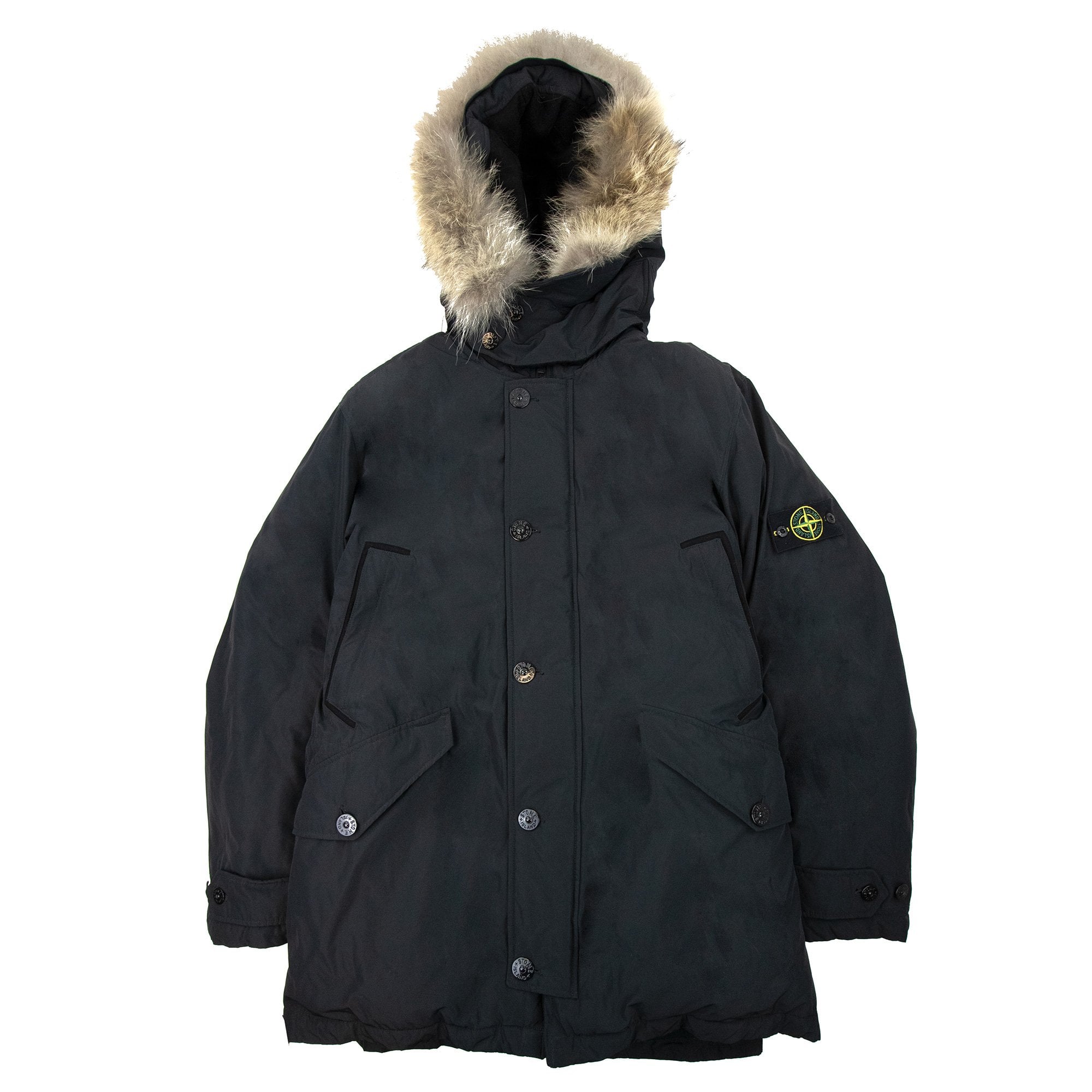 Stone Island 41926 Parka Down Jacket Dark Grey V0078