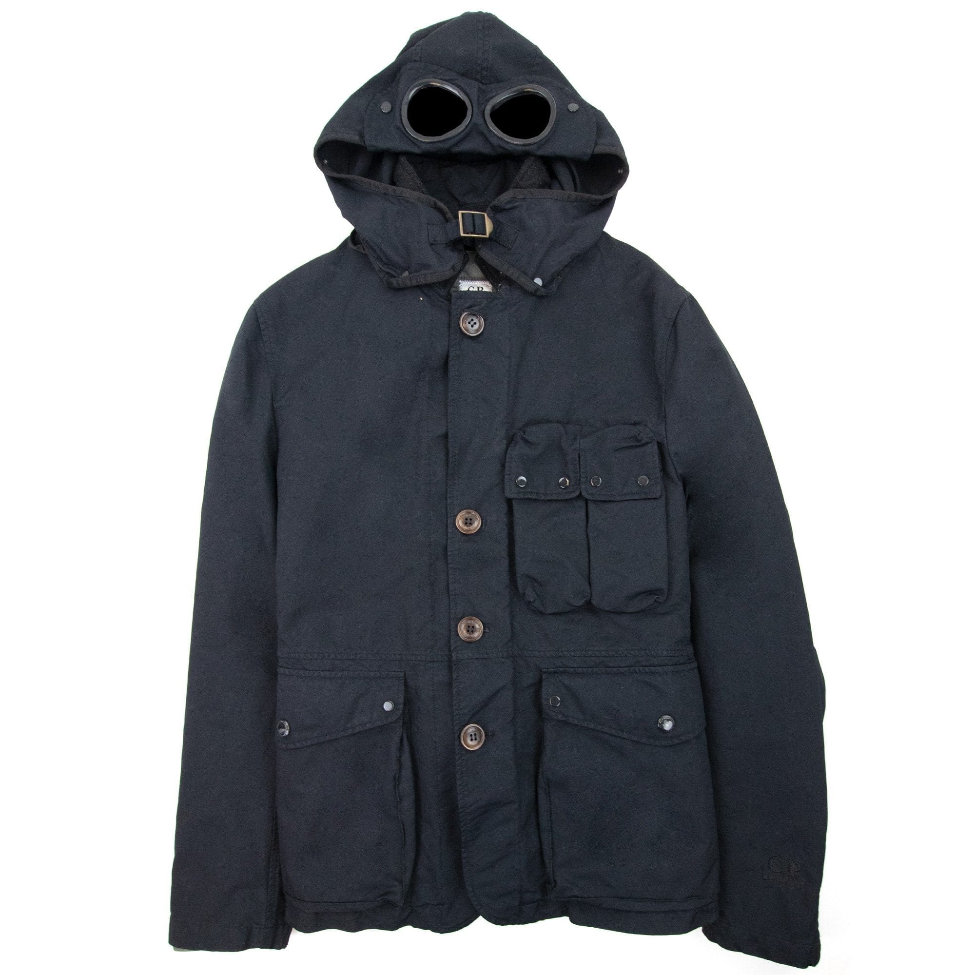 Cp Company Sfoderato Goggle Jacket Navy 888