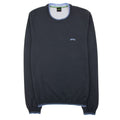 Hugo Boss Ritom Curved Logo Sweatshirt Dark Navy 402