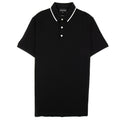Emporio Armani All Over Jacquard Eagle Logo Polo Black 999