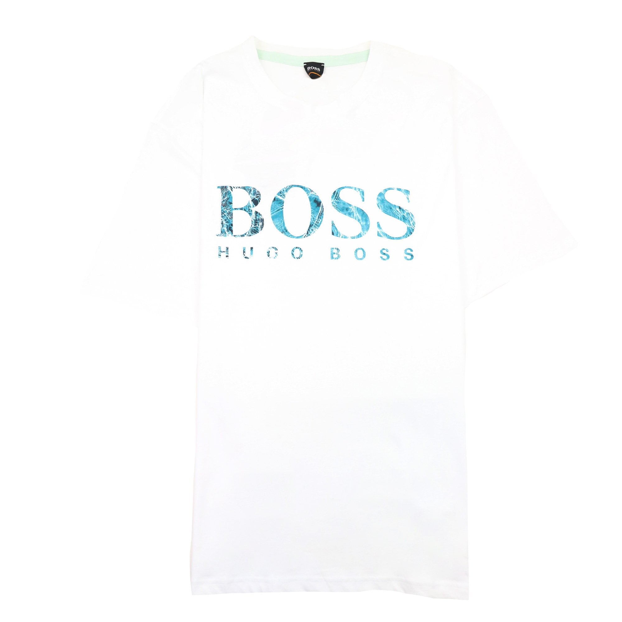 Hugo Boss Teecher 4 Printed Logo T Shirt White 100