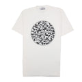 Stone Island Junior 21071 Camo Reflective Logo T Shirt Off White V0099