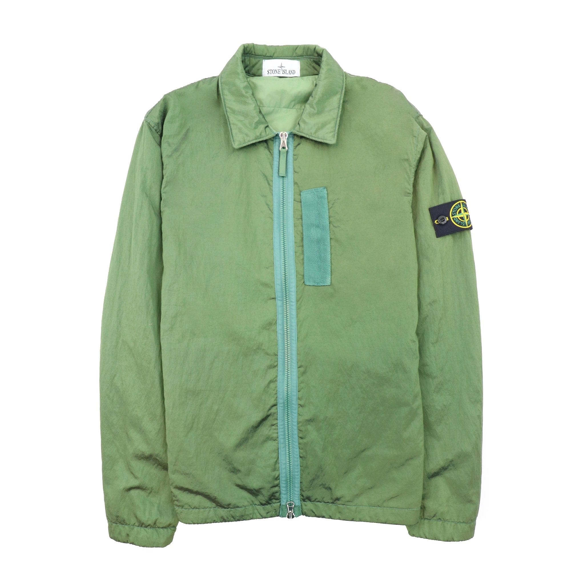 Stone Island Q0519 Nylon Metal In Econyl Regenerated Nylon Tc Green V0058