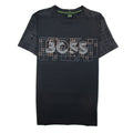 Hugo Boss Tee Active Glow Effect Logo T Shirt Black 001