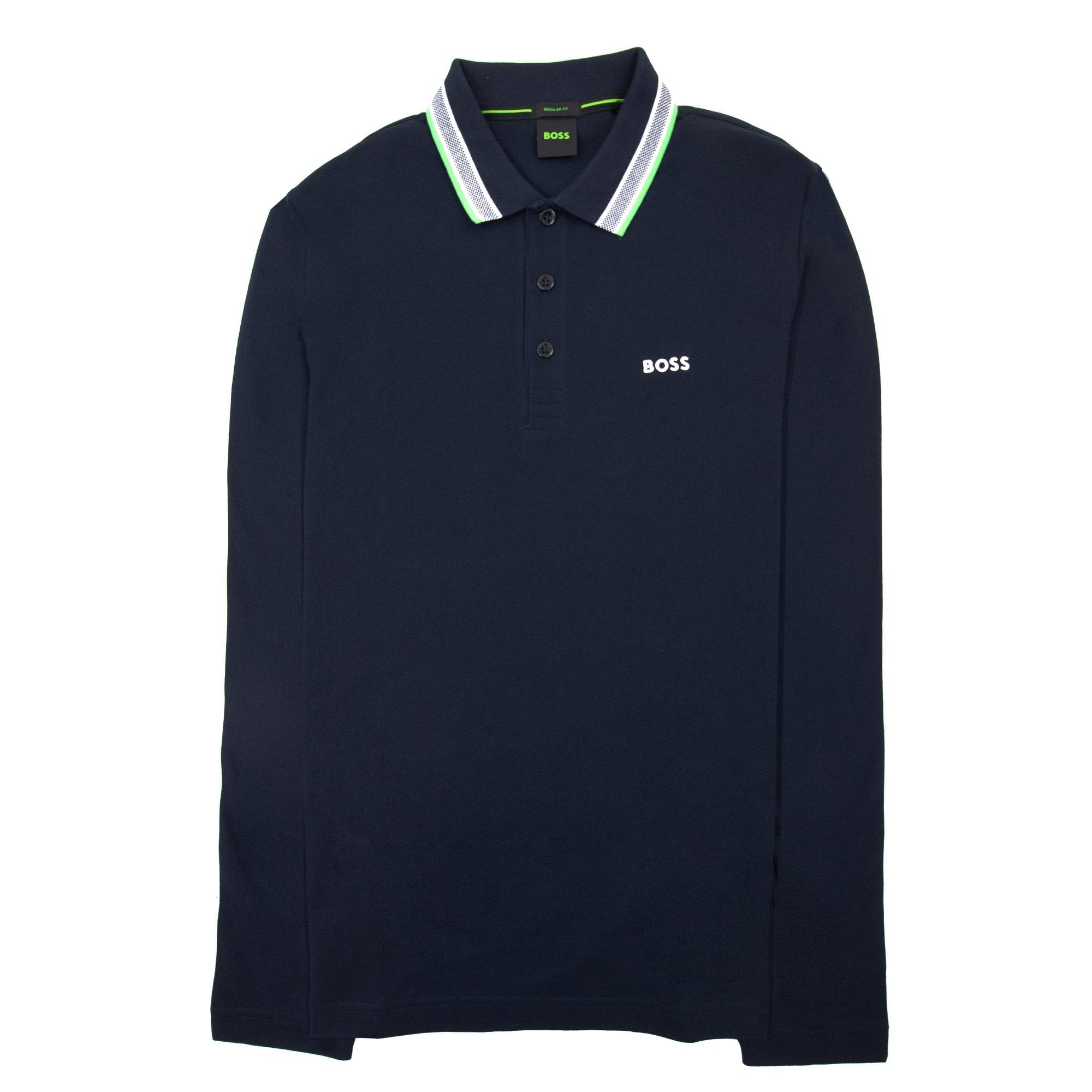 Hugo Boss Plisy Regular Fit L/s Polo Navy 404
