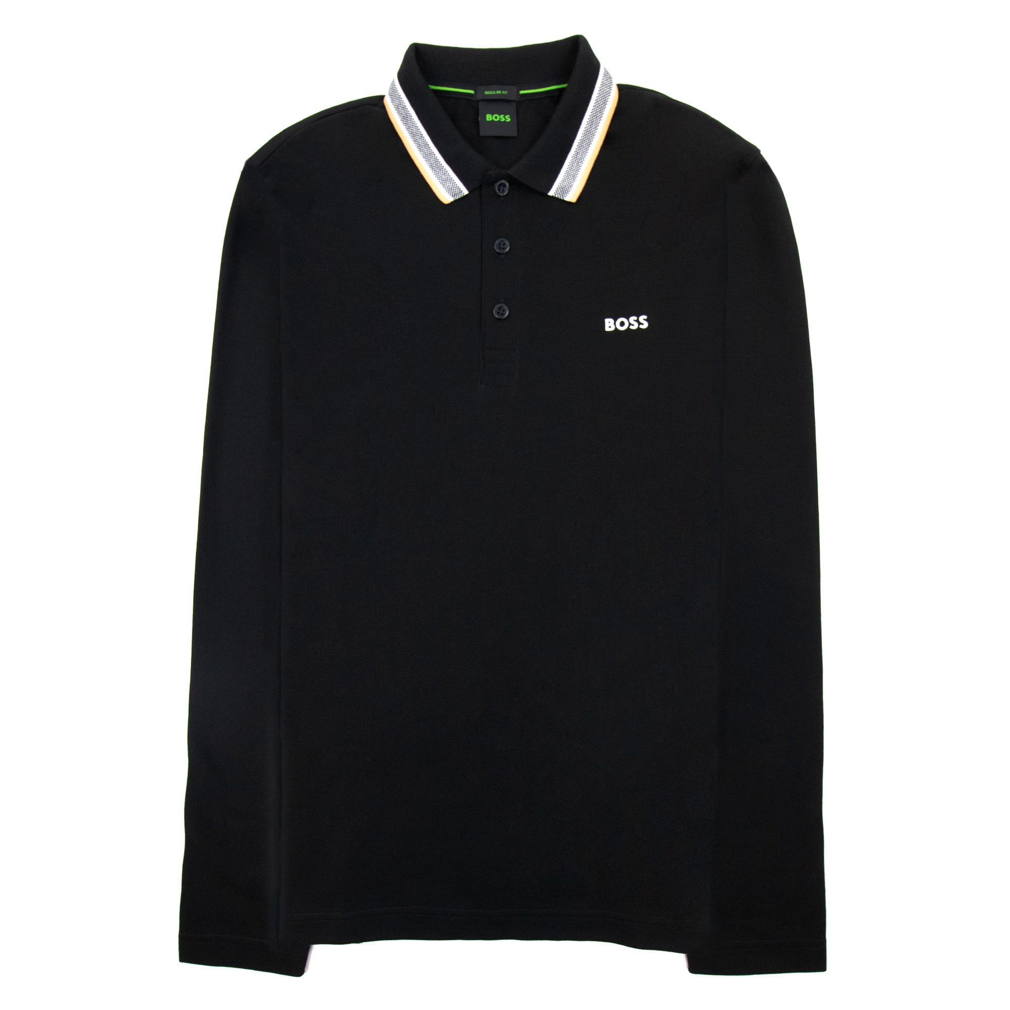 Hugo Boss Plisy Regular Fit L/s Polo Black 003