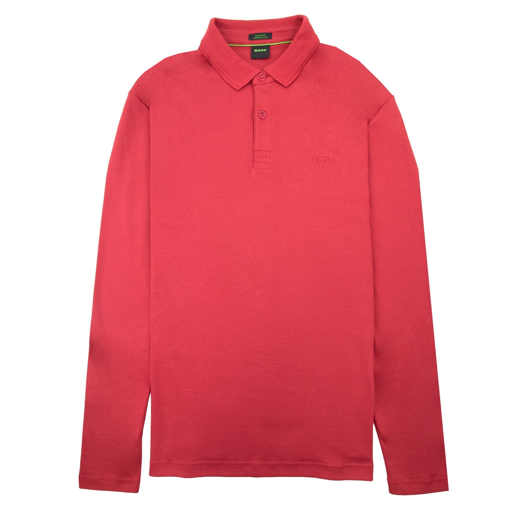 Hugo Boss Pirol Regular Fit L/s Polo Red 616