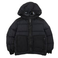 Cp Company Undersixteen Taylon L Mixed Goggle Jacket Black