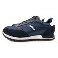 Hugo Boss Parkour Raised Logo Trainer Dark Blue