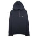 Emporio Armani Hooded Sweatshirt With Micro Logo Patch Navy