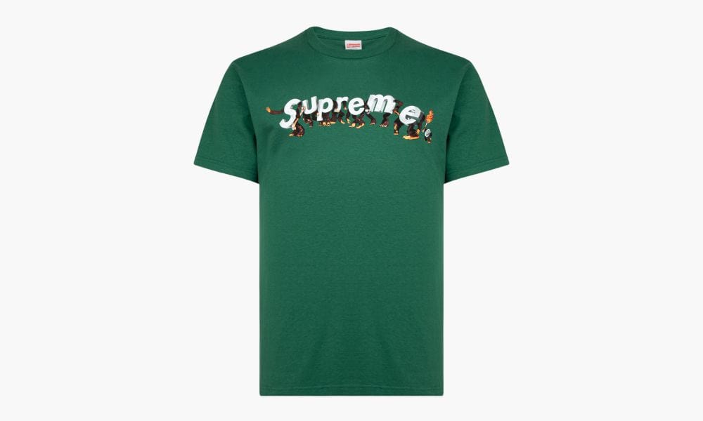 SUPREME APES TEE GREEN