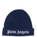 Kids Palm Angels Navy Beanie