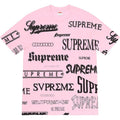 SUPREME MULTI LOGO TEE PINK