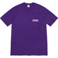 SUPREME SPIRAL T-SHIRT PURPLE