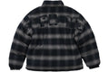 SUPREME FLANNEL REVERSIBLE PUFFER JACKET BLACK