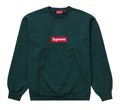 SUPREME BOX LOGO CREWNECK (FW22) DARK PINE