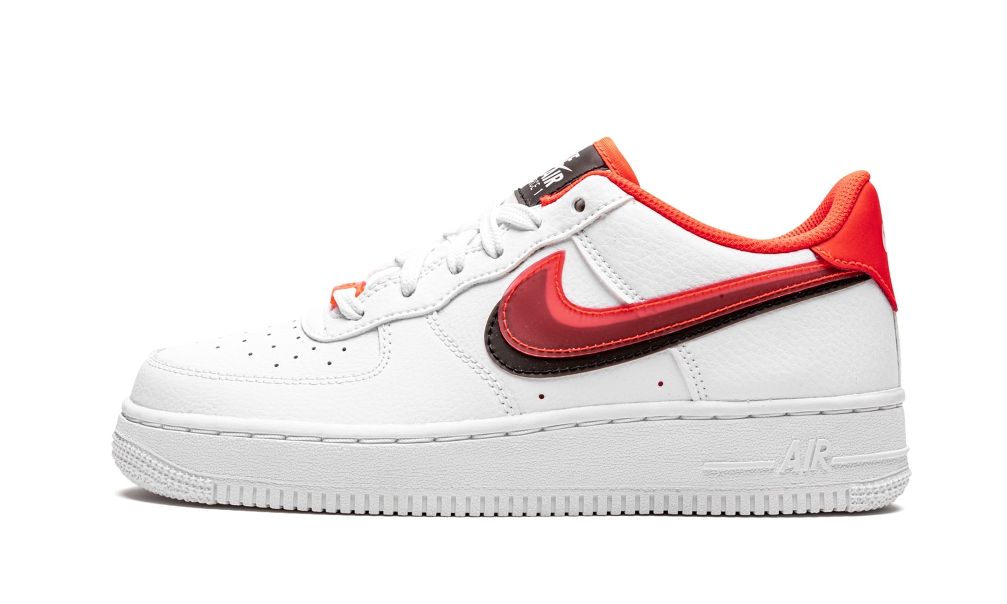 NIKE AIR FORCE 1 DOUBLE SWOOSH RED