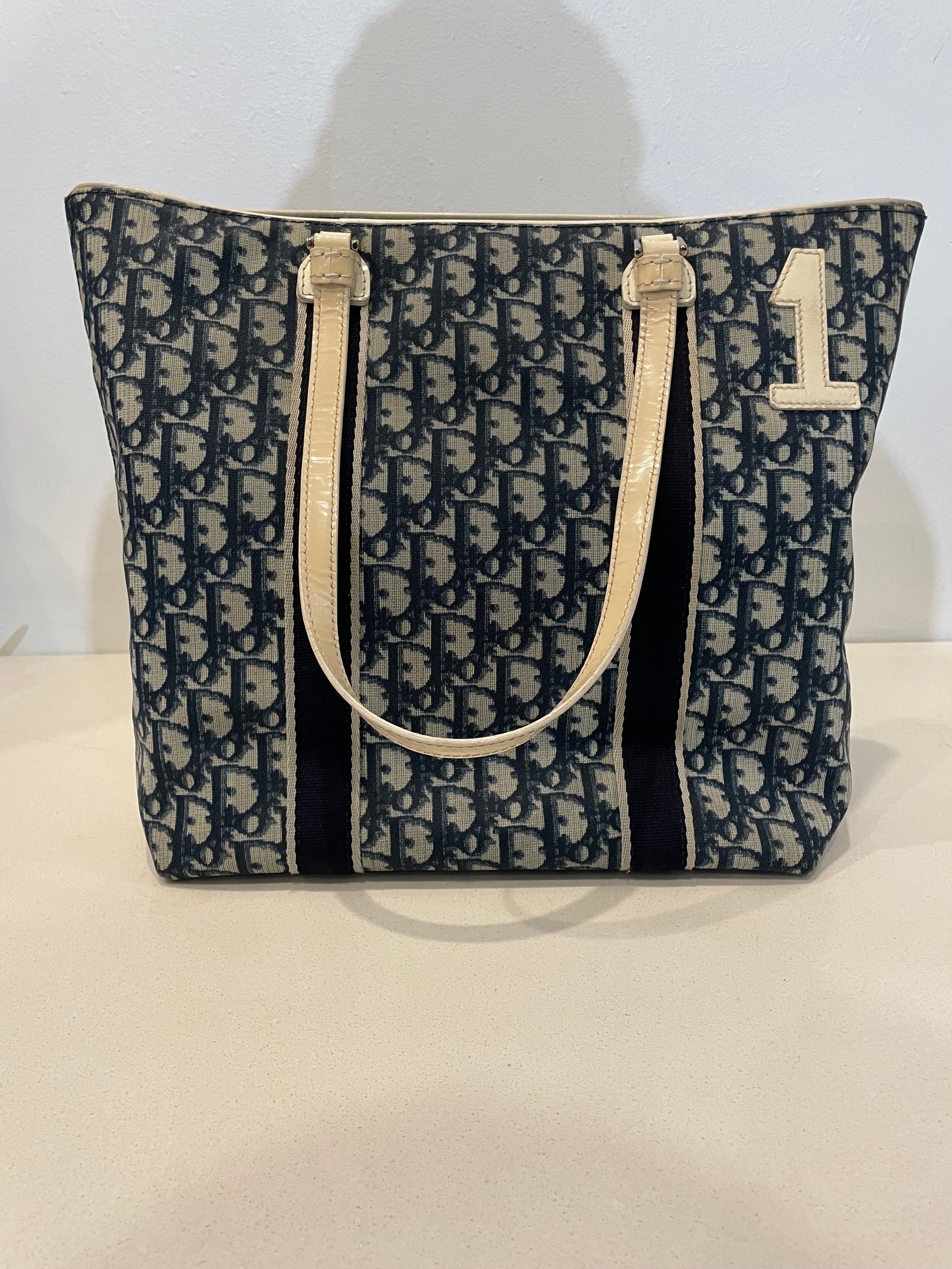 DIOR BLUE TOTE BAG