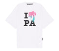PALM ANGELS LOGO PRINT T-SHIRT WHITE