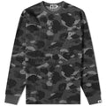 BAPE COLOR CAMO THERMAL LONG SLEEVE BLACK