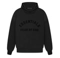 ESSENTIALS FOG BONDED HOODIE BLACK