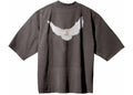YEEZY GAP ENGINEERED BY BALENCIAGA DOVE 3/4 SLEEVE TEE DARK GREY