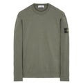 STONE ISLAND PATCH LOGO CREWNECK SWEATSHIRT OLIVE