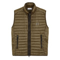 STONE ISLAND NYLON DOWN VEST OLIVE