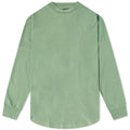 PALM ANGELS CLASSIC LOGO LONG SLEEVE WASHED GREEN