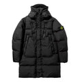 Stone Island Junior Black Crinkle Reps R-Nylon Down Parka