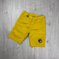 CP Company Junior Cargo Shorts - Golden Palm