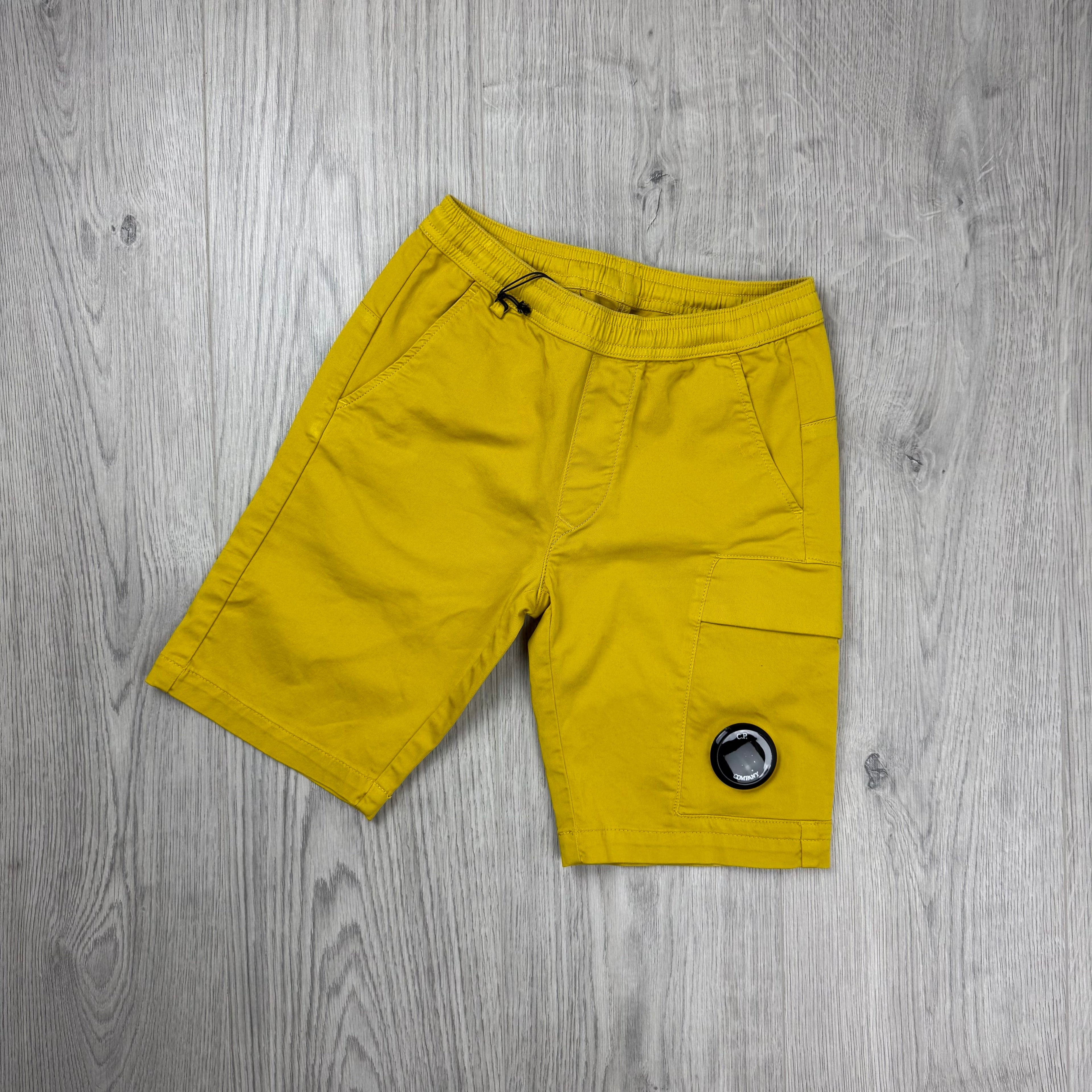 CP Company Junior Cargo Shorts - Golden Palm