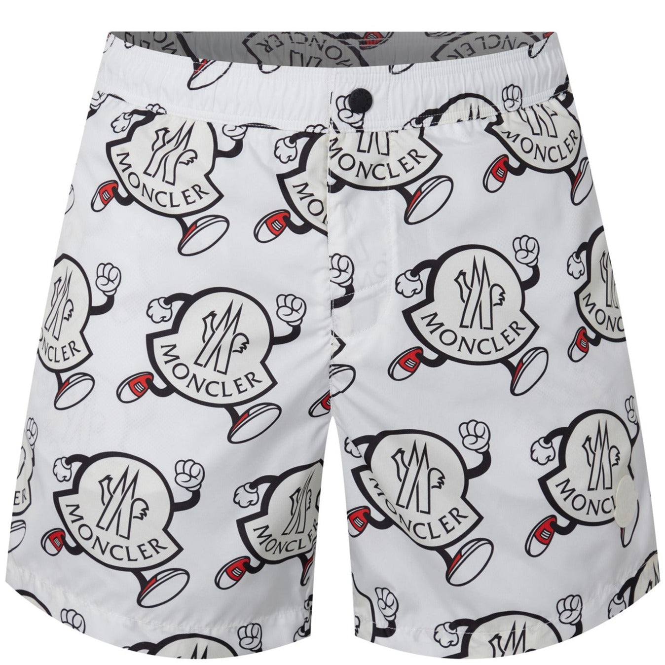 Moncler All Over Logo Swimshorts