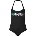 Womens Gucci Sparkling Logo Swimsuit