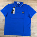 Stone Island Patch Logo Polo Shirt in Bright Blue