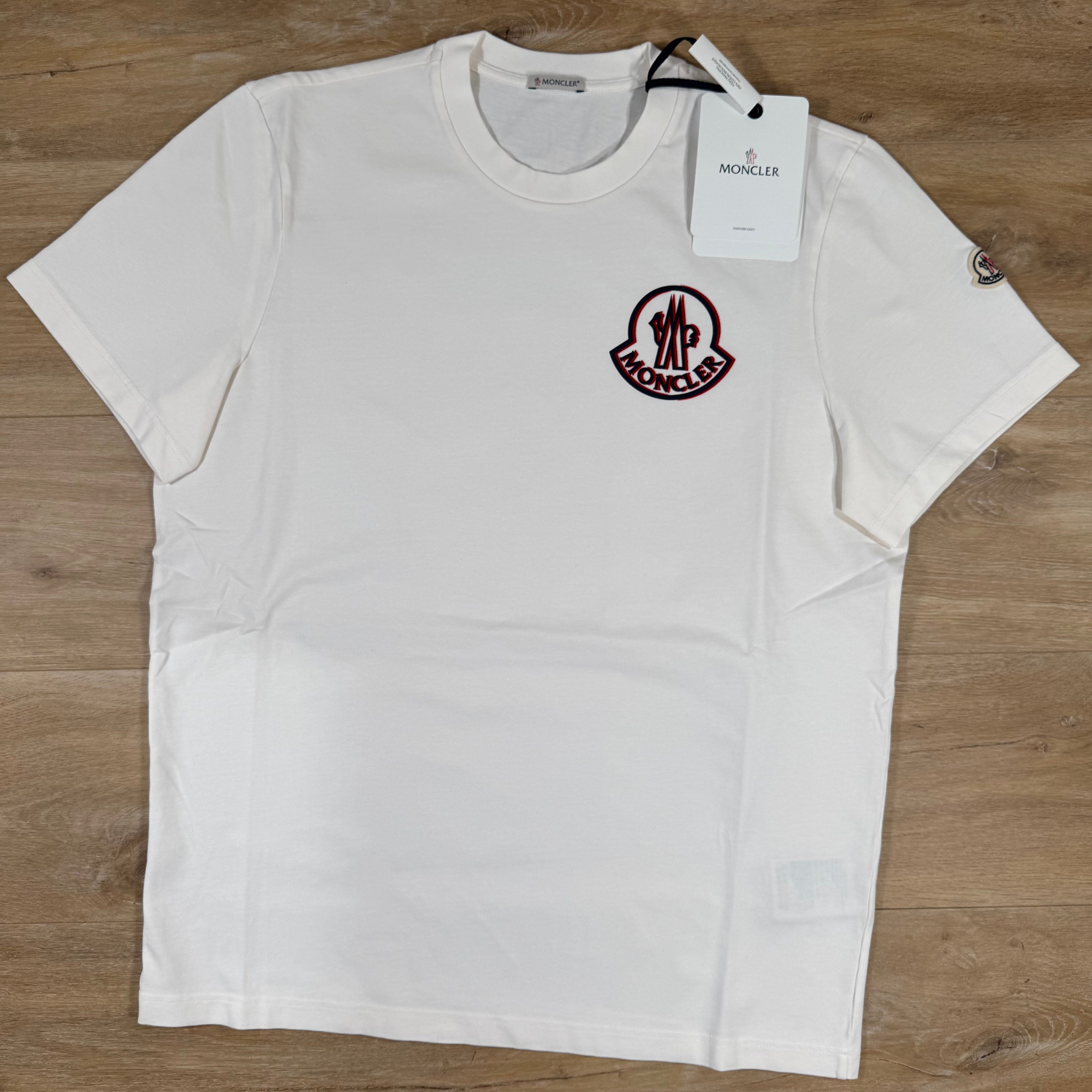 Moncler 3D Logo T-Shirt T-Shirt in White