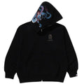 BAPE TIGER & DRAGON FULL ZIP HOODIE BLACK